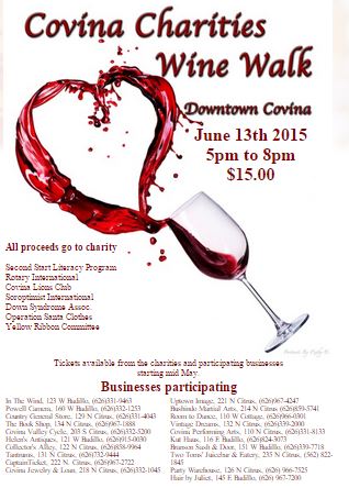 Covina Wne walk 2015